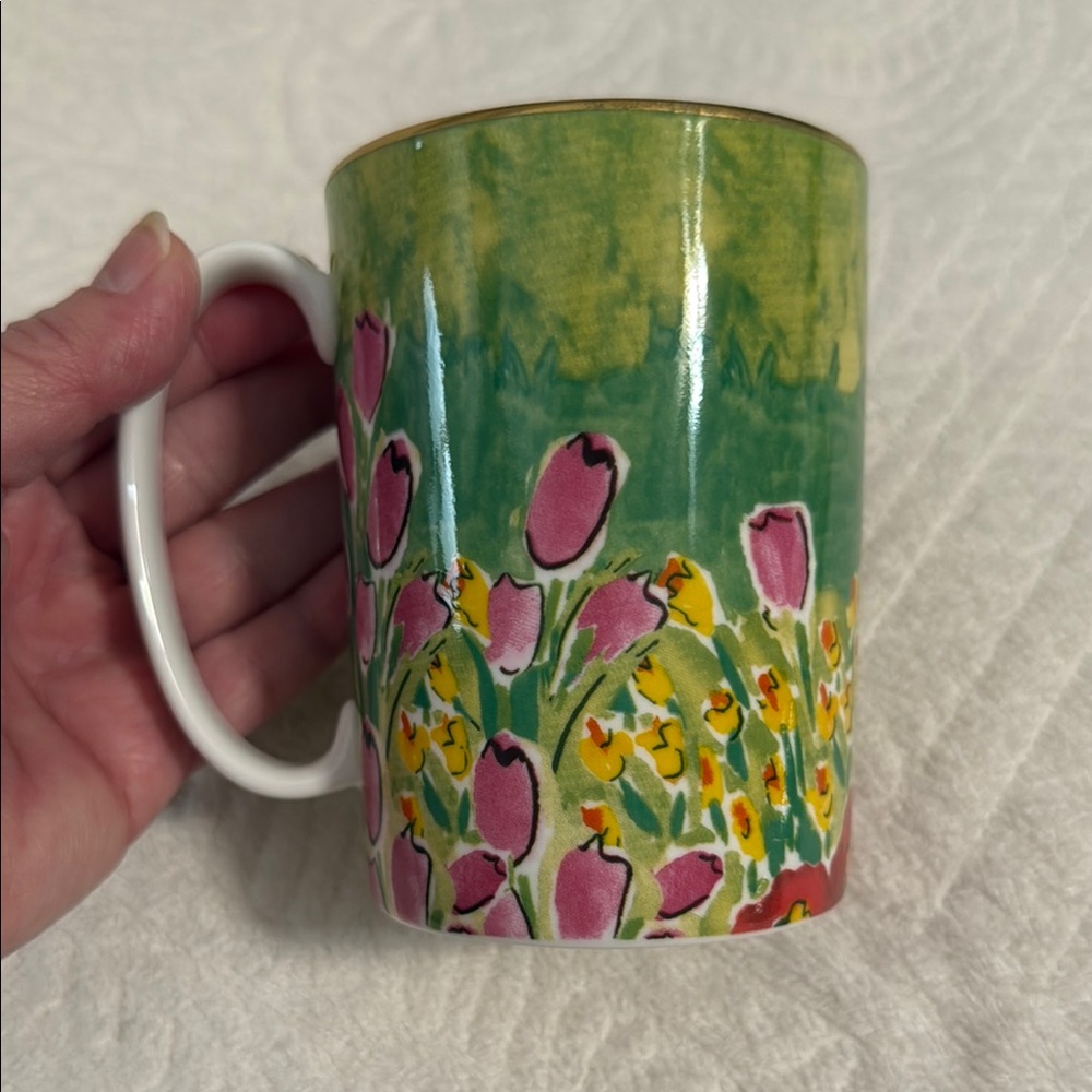 Lenox Kate Spade The Illustrated Collection Coffee Mug Garden Variety - Picture 2 of 8